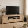 Global Home Group Providence (White Wash) - Media Unit (218 cm)