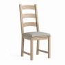 Global Home Group Providence (White Wash) - Beige Cushion For Dining Chair