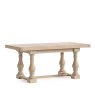 Global Home Group Providence (White Wash) - Small Extending Trestle Dining Table