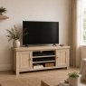 Global Home Group Providence (White Wash) - TV Unit (140 cm)