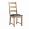 Global Home Group Providence (White Wash) - Charcoal Cushion for Dining Chair
