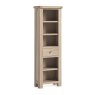 Global Home Group Providence (White Wash) - Slim Bookcase