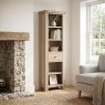 Global Home Group Providence (White Wash) - Slim Bookcase