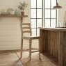 Global Home Group Providence (White Wash) - Bar Stool Without Cushion