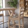 Global Home Group Providence (White Wash) - Bar Stool Without Cushion