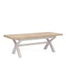 Global Home Group New Hampshire - Cross Leg Extending Dining Table Stone Grey