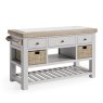 Global Home Group New Hampshire - Large Kitchen Island Stone Grey