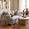 Global Home Group Bridgeport - Half Moon Nest Of Tables (Wooden Top)