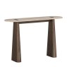 Global Home Group Vermont - Console Table (Travertine Top)