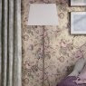 Dar Lighting Laura Ashley - Bartley Floor Lamp Antique Brass With Shade