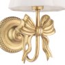 Laura Ashley Lighting Laura Ashley - Larkfield Wall Light Antique Gold With Shade