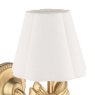 Laura Ashley Lighting Laura Ashley - Larkfield Wall Light Antique Gold With Shade