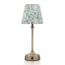 Joules Lighting Joules - Apsley Rechargeable Table Lamp Matt Antique Brass With Shade LED