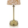 Joules Lighting Joules - Apsley Rechargeable Table Lamp Matt Antique Brass With Shade LED