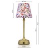 Joules Lighting Joules - Apsley Rechargeable Table Lamp Matt Antique Brass With Shade LED