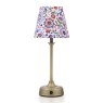 Joules Lighting Joules - Apsley Rechargeable Table Lamp Matt Antique Brass With Shade LED