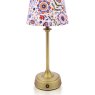 Joules Lighting Joules - Apsley Rechargeable Table Lamp Matt Antique Brass With Shade LED