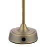 Joules Lighting Joules - Apsley Rechargeable Table Lamp Matt Antique Brass With Shade LED
