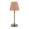 Joules Lighting Joules - Apsley Rechargeable Table Lamp Matt Antique Brass With Shade LED