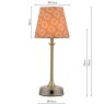 Joules Lighting Joules - Apsley Rechargeable Table Lamp Matt Antique Brass With Shade LED