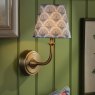 Joules Lighting Joules - Apsley Rechargeable Wall Light Matt Antique Brass With Shade LED