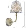 Joules Lighting Joules - Apsley Rechargeable Wall Light Matt Antique Brass With Shade LED