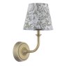 Joules Lighting Joules - Apsley Rechargeable Wall Light Matt Antique Brass With Shade LED