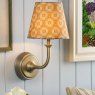 Joules Lighting Joules - Apsley Rechargeable Wall Light Matt Antique Brass With Shade LED