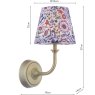 Joules Lighting Joules - Apsley Rechargeable Wall Light Matt Antique Brass With Shade LED