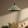 Joules Lighting Joules - Audley Pendant Green Ceramic and Matt Antique Brass