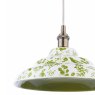 Joules Lighting Joules - Audley Pendant Green Ceramic and Matt Antique Brass