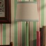 Joules Lighting Joules - Buscot Table Lamp Matt Green and Matt Antique Brass With Shade