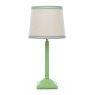Joules Lighting Joules - Buscot Table Lamp Matt Green and Matt Antique Brass With Shade