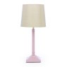 Joules Lighting Joules - Buscot Table Lamp Matt Pink and Matt Antique Brass With Shade