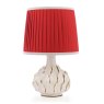 Joules Lighting Joules - Chatsworth Table Lamp With Shade Cream Ceramic and Matt Antique Brass