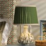 Joules Lighting Joules - Chatsworth Table Lamp Cream Ceramic and Matt Antique Brass With Shade