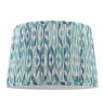 Joules Lighting Joules - Folly Blue Cotton Tapered Drum Shade (40cm)