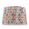 Joules Lighting Joules - Folly Multi Coloured Cotton Tapered Drum Shade (40cm)