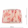 Joules Lighting Joules - Folly Pink Cotton Tapered Drum Shade (25cm)