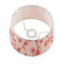 Joules Lighting Joules - Folly Pink Cotton Tapered Drum Shade (25cm)