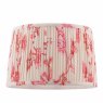 Joules Lighting Joules - Folly Pink Cotton Tapered Drum Shade (30cm)