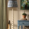 Joules Lighting Joules Harewood - Floor Lamp With Shade (Matt Cream and Matt Antique Brass)
