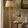 Joules Lighting Joules Harewood - Floor Lamp With Shade (Matt Pink and Matt Antique Brass)