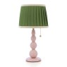 Joules Lighting Joules Harewood - Table Lamp With Shade (Matt Pink and Matt Antique Brass)