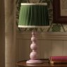 Joules Lighting Joules Harewood - Table Lamp With Shade (Matt Pink and Matt Antique Brass)
