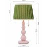 Joules Lighting Joules Harewood - Table Lamp With Shade (Matt Pink and Matt Antique Brass)
