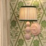 Joules Lighting Joules - Harewood Wall Light Matt Pink With Shade