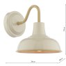 Joules Lighting Joules - Hatfield Wall Light Gloss Taupe