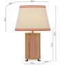 Joules Lighting Joules Helmingham - Table Lamp With Shade (Matt Antique Brass)
