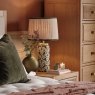Joules Lighting Joules - Highclere Table Lamp Green Ceramic and Antique Brass With Shade